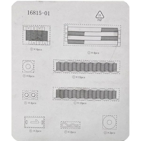 Oklahoma Joe s Hardware Pack For Rider 900 DLX & Rider 1200 DLX Pellet Grills: 16815-01 Online Sale - Image 2